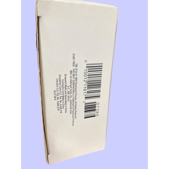 Hallmark Star Trek Klingon Bird Of Prey Ornament 1994 Flickering Lights Magic - Picture 11 of 12